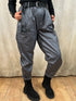 Belted PU Leather Magic Trousers
